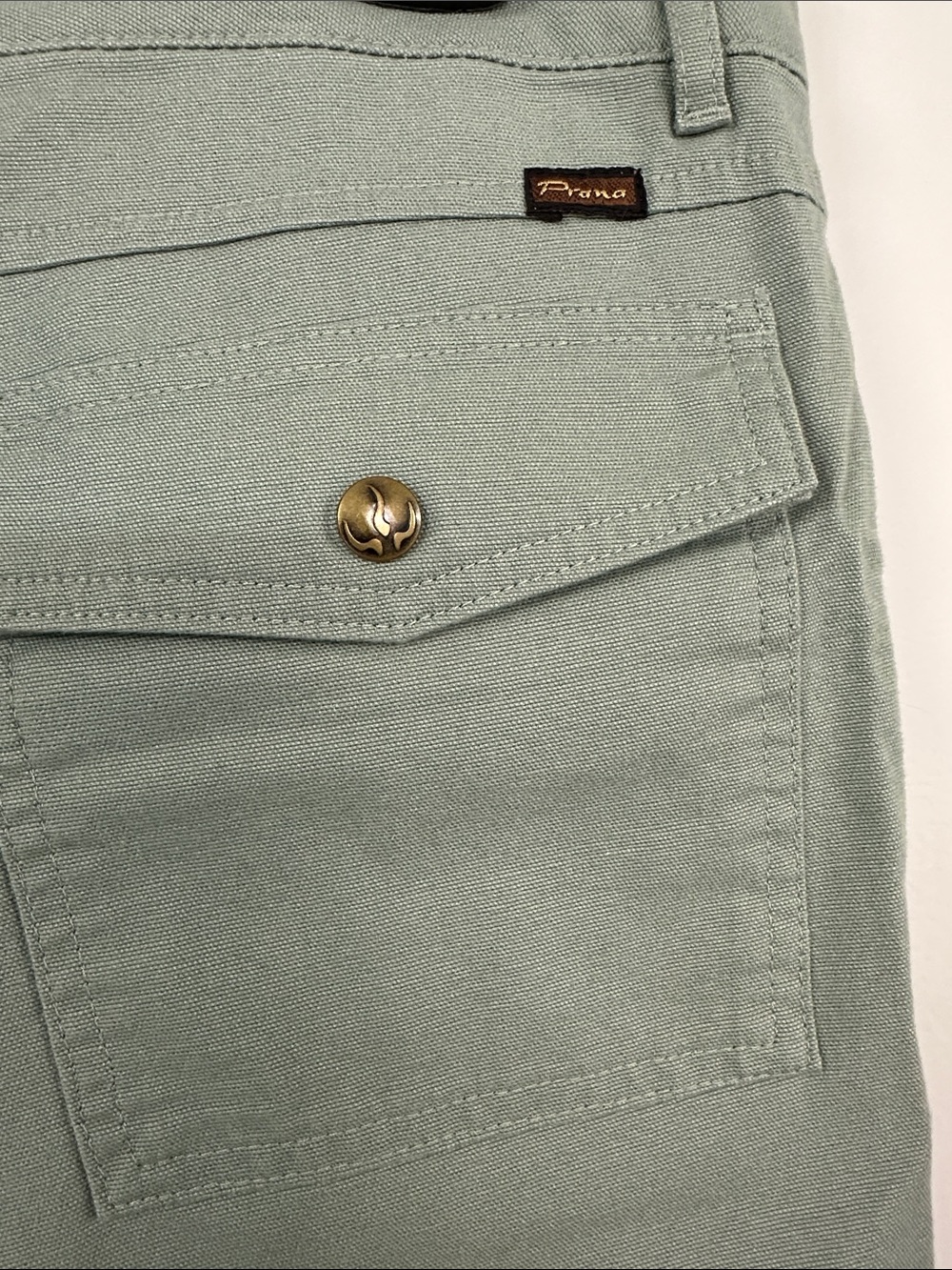 NWT PrAna Shorts Cami Knicker Sage Green Women’s Size Large - Picture 5 of 9